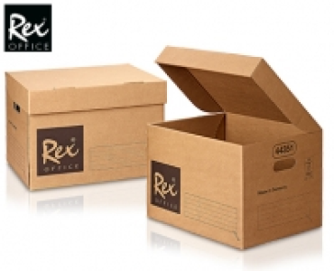REX® OFFICE Akten-Archivkartons, 2 Stück