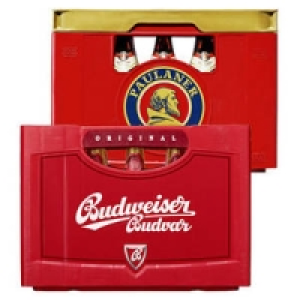 Paulaner Wei&szlig;bier, Alkoholfrei oder Budweiser 13.99&nbsp;&euro;