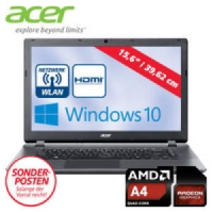 Notebook ES1-520 mit AMD A4-5000 Quad-Core (4 x bis zu 1,5 GHz)