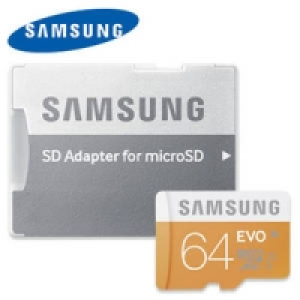 Highspeed-microSDXC-Karte 64 GB mit SD-Adapter