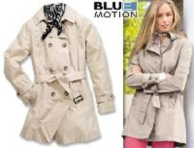 Blue Motion&nbsp; Trenchcoat