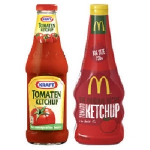 Kraft Tomatenketchup oder Mc Donald&acute;s Tomato Ketchup