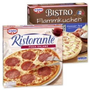 Dr. Oetker Pizza Ristorante Salame oder Bistro Flammkuchen Els&auml;sser Ar
