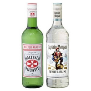 Captain Morgan White Rum oder Malteserkreuz Aquavit