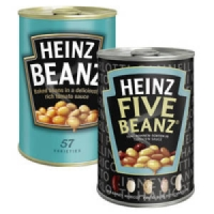 Heinz Beanz in Tomaten-Sauce, Hot Chili, Barbeque oder Five Beanz