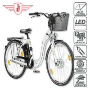 Z&Uuml;NDAPP Alu-Elektro-Fahrrad Green 2.0 26er oder 28er