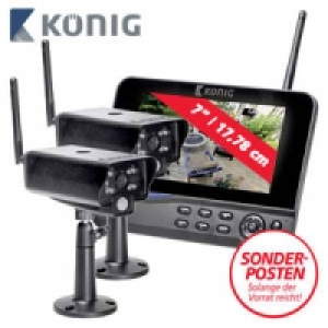 Funk-Überwachungskamera-System mit 7-LCD-Monitor SAS-TRANS61
