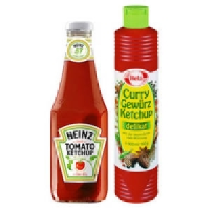 Hela Gew&uuml;rz Ketchup oder Heinz Tomato Ketchup