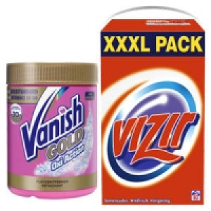 Vizir Waschmittel oder Vanish Gold Oxi Action