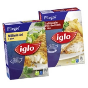 iglo Filegro Müllerin Art oder Ofen-Backfisch 1.77 €