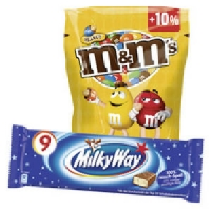 MilkyWay, Balisto Korn-Mix, Bounty oder m&m&acute;s Peanut