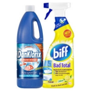 DanKlorix Hygiene-Reiniger oder biff Bad-Reiniger 1.99&nbsp;&euro;
