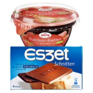 Zentis Frühstücks-Konfitüre oder Eszet-Schnitten 0.69 €