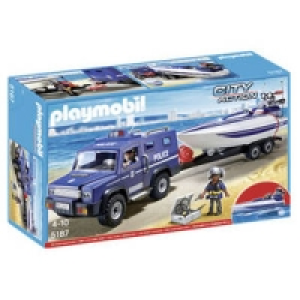 Polizei-Truck mit Speedboot 24.95 €