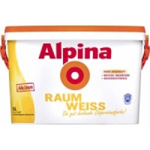 Alpina Raumweiss 10 Liter 15.00 €