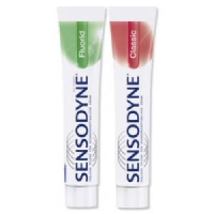 Sensodyne Zahncreme Classic, Fluorid oder Fluorid + Sanftwei&szlig;