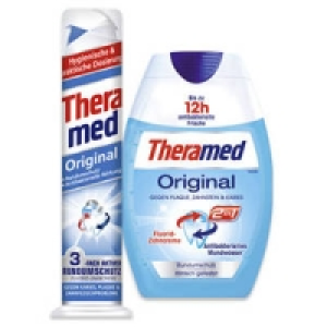 Theramed Zahncreme Spender oder Liquid