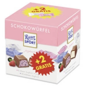 Ritter Sport Schokow&uuml;rfel + 2 W&uuml;rfel gratis