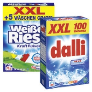 Wei&szlig;er Riese Waschmittel oder dalli Waschmittel