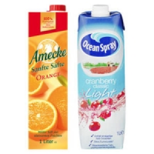 Amecke Plus, Intense, Sanfte S&auml;fte oder Ocean Spray cranberry
