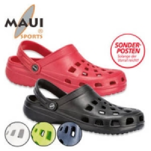 Damen- und Herren-Freizeitpantoletten 5.95 €