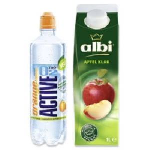 albi Saft, Nektar, Fruchtsaftgetr&auml;nk 1 Liter oder Active O2