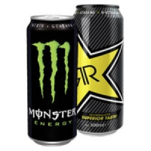 28 BLACK Energy-Drink, Rockstar Energy-Drink oder Monster Energy-Drink