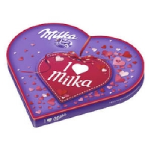 I love Milka Geschenkherz, Alles Gute oder Kleines Dankeschön Pralinés 2.99 €