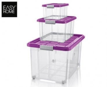EASY HOME®Stapelboxen-Set, 3-teilig