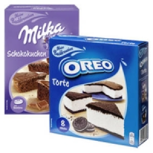 Oreo Torte oder Milka Schokokuchen-Backmischung 2.99 €