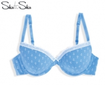 SKIN TO SKIN®BH, blue & white
