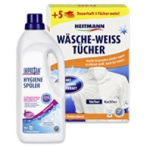 Heitmann Wäsche-Weiß-Tücher oder Impresan Hygiene-Spüler 1.79 €