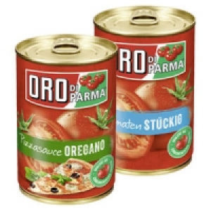 Oro di Parma Tomaten stückig, passiert oder Pizzasauce 0.99 €