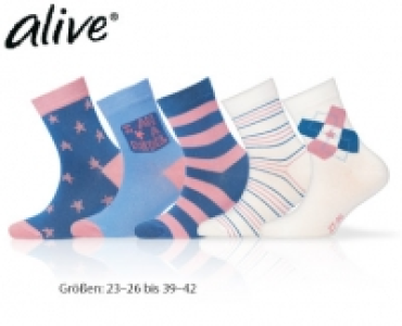 ALIVE®Kinder-Socken, 5 Paar
