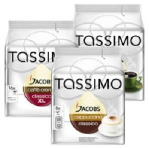 Tassimo Jacobs Caffé Crema Classico oder Latte Macchiato Classico 3.69 €