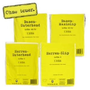 Damen- oder Herren-Achselhemden oder -Slips 9.99&nbsp;&euro;