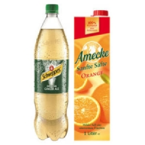 Schweppes Bitter Lemon, American Ginger Ale, Indian Tonic Water oder A 1.39&nbsp;&euro;