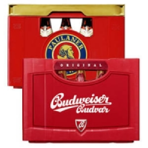 Paulaner Wei&szlig;bier, Alkoholfrei oder Budweiser 13.99&nbsp;&euro;