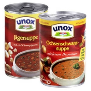 unox Ochsenschwanzsuppe oder Gulaschsuppe, konzentriert 1.19 €