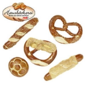 Laugenbrezeln, -stangen, Fu&szlig;ballbr&ouml;tchen oder K&auml;selaugenbrezeln, -stan 0.99&nbsp;&euro;