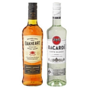 Bacardi Rum Carta Blanca oder Oakheart 8.99&nbsp;&euro;