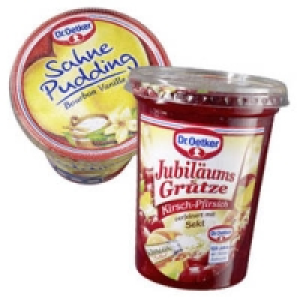 Dr. Oetker Sahnepudding oder Grütze 1.69 €