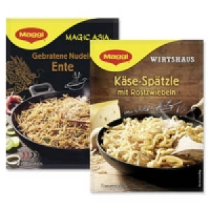 Maggi Magic Asia Gebratene Nudeln oder Maggi Wirtshaus K&auml;se-Sp&auml;tzle mi 0.99&nbsp;&euro;