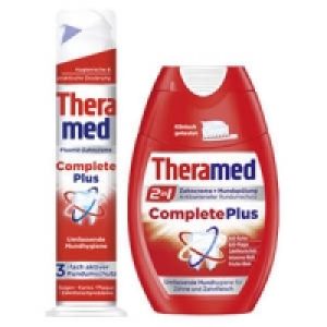 Theramed Zahncreme, Spender oder Liquid