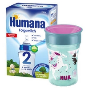 Humana Folgemilch 2 oder NUK Magic-Cup
