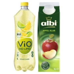 ViO Bio Orangen-, Zitronenlimonade oder albi Saft, Nektar oder Fruchts