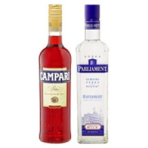 Campari Bitter oder Parliament Vodka 8.99&nbsp;&euro;