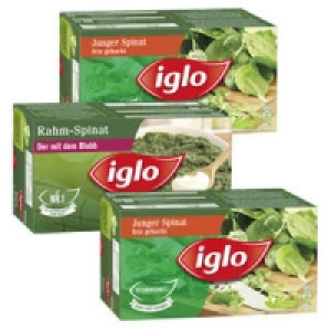 iglo Rahm- oder Junger Spinat 1.11&nbsp;&euro;