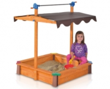 Sandkasten mit Dachlift