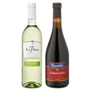 Frankreich Le Filou oder Riunite Lambrusco Rosso 2.29&nbsp;&euro;